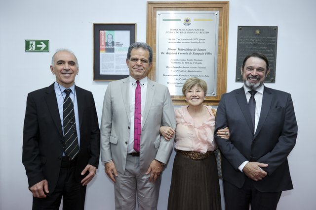 AMATRA-2 PRESTIGIA REINAUGURAÇÃO DO FÓRUM TRABALHISTA DE SANTOS