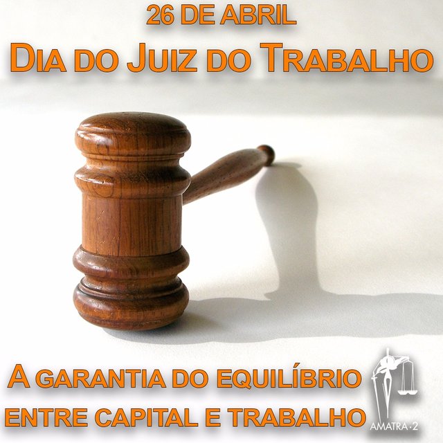 DIA DO JUIZ DO TRABALHO