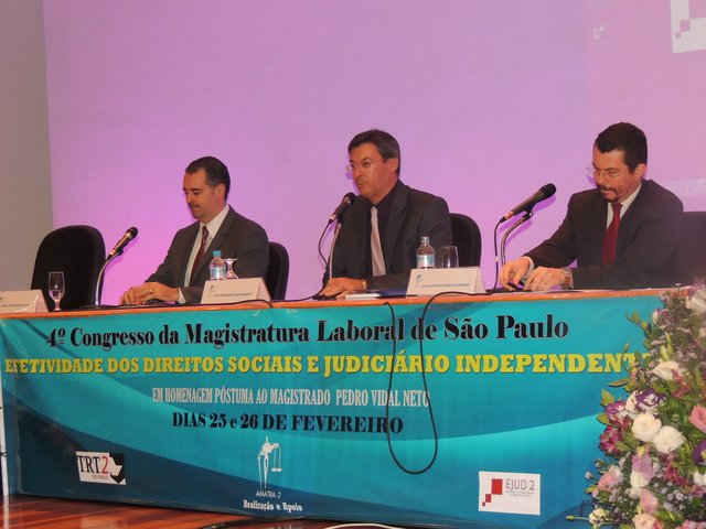 4º CONGRESSO DA MAGISTRATURA LABORAL DE SÃO PAULO