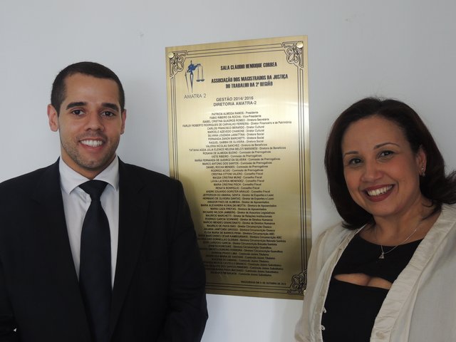 INAUGURAÇÃO DA SALA DA AMATRA-2 CLÁUDIO HENRIQUE CORRÊA  – FÓRUM DE SÃO BERNARDO DO CAMPO