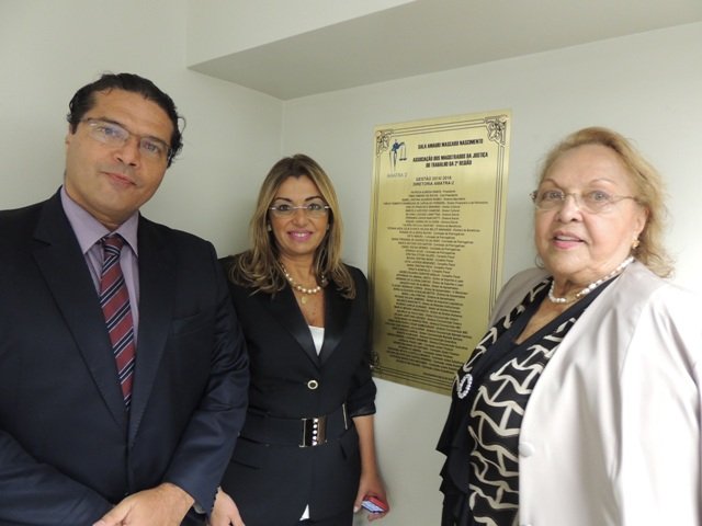 INAUGURAÇÃO DA SALA DA AMATRA-2 NO FÓRUM REGIONAL DA ZONA LESTE