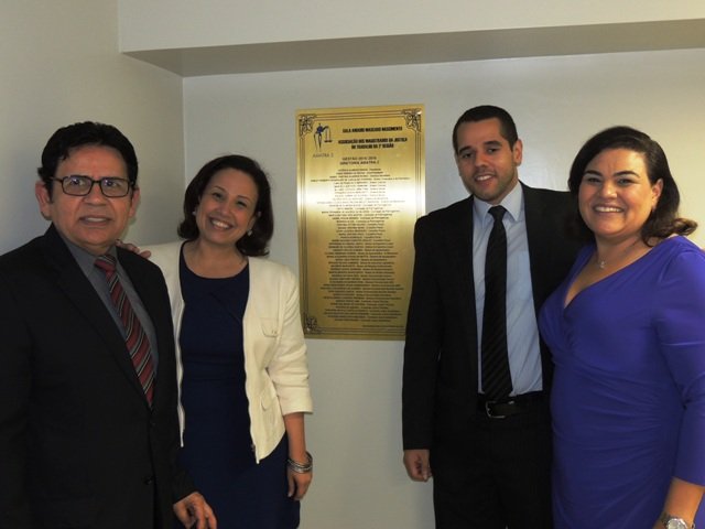 INAUGURAÇÃO DA SALA DA AMATRA-2 NO FÓRUM REGIONAL DA ZONA LESTE