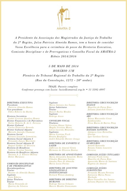 POSSE SOLENE DA DIRETORIA DA AMATRA-2