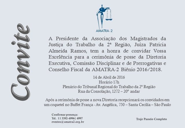 Posse da AMATRA-2