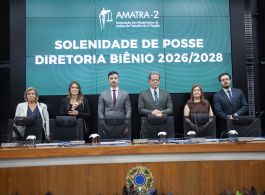 NOVA DIRETORIA DA AMATRA-2 TOMA POSSE PARA O BIÊNIO 2026-2028, E PRESIDENTE REELEITO CONCLAMA UNIÃO EM DEFESA DA MAGISTRATURA E JUSTIÇA DO TRABALHO