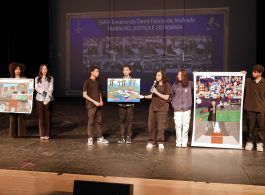 CERIMÔNIA DE CULMINÂNCIA DAS ESCOLAS PARTICIPANTES ENCERRA O 18º ENCONTRO NACIONAL DO PROGRAMA TRABALHO, JUSTIÇA E CIDADANIA (TJC)