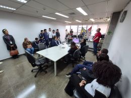 PROGRAMA TJC NA 2ª REGIÃO - ALUNOS DA EMEF REVERENDO DEIRÓ FELÍCIO DE ANDRADE VISITAM O FÓRUM RUY BARBOSA