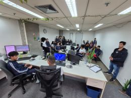 PROGRAMA TJC NA 2ª REGIÃO - ALUNOS DA EMEF REVERENDO DEIRÓ FELÍCIO DE ANDRADE VISITAM O FÓRUM RUY BARBOSA