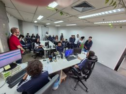 PROGRAMA TJC NA 2ª REGIÃO - ALUNOS DA EMEF REVERENDO DEIRÓ FELÍCIO DE ANDRADE VISITAM O FÓRUM RUY BARBOSA