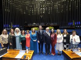 AMATRA-2 PRESTIGIA HOMENAGEM À ANAMATRA EM SESSÃO ESPECIAL DO SENADO FEDERAL